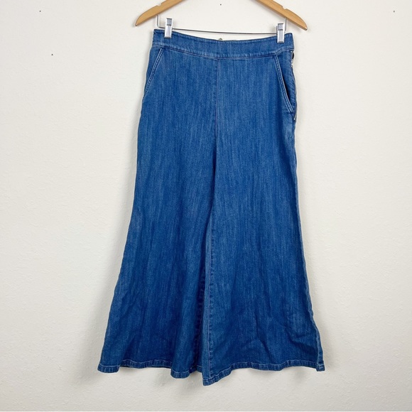 Anthropologie Denim - Anthropologie Pilcro And The Letterpress Wide Leg Crop Jeans Size 6